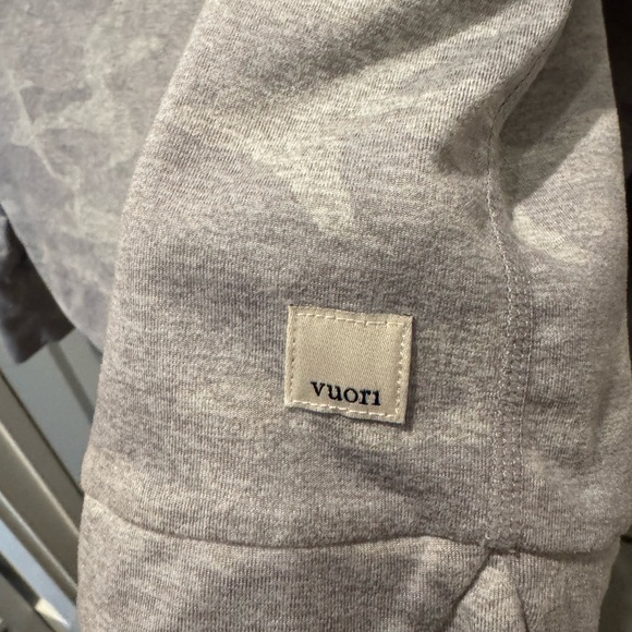 Vuori Light Gray Women's Cowl Neck Sweater - Picture 3 of 3